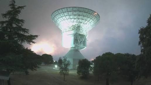 Antena, ESA, Pożar