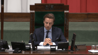 Wicemarszałek Sejmu Krzysztof Bosak.