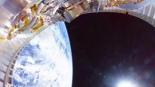 Ziemia, zdjęcie z satelity, pojazd kosmiczny