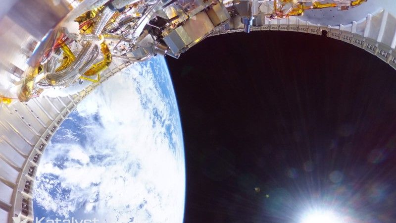 Ziemia, zdjęcie z satelity, pojazd kosmiczny