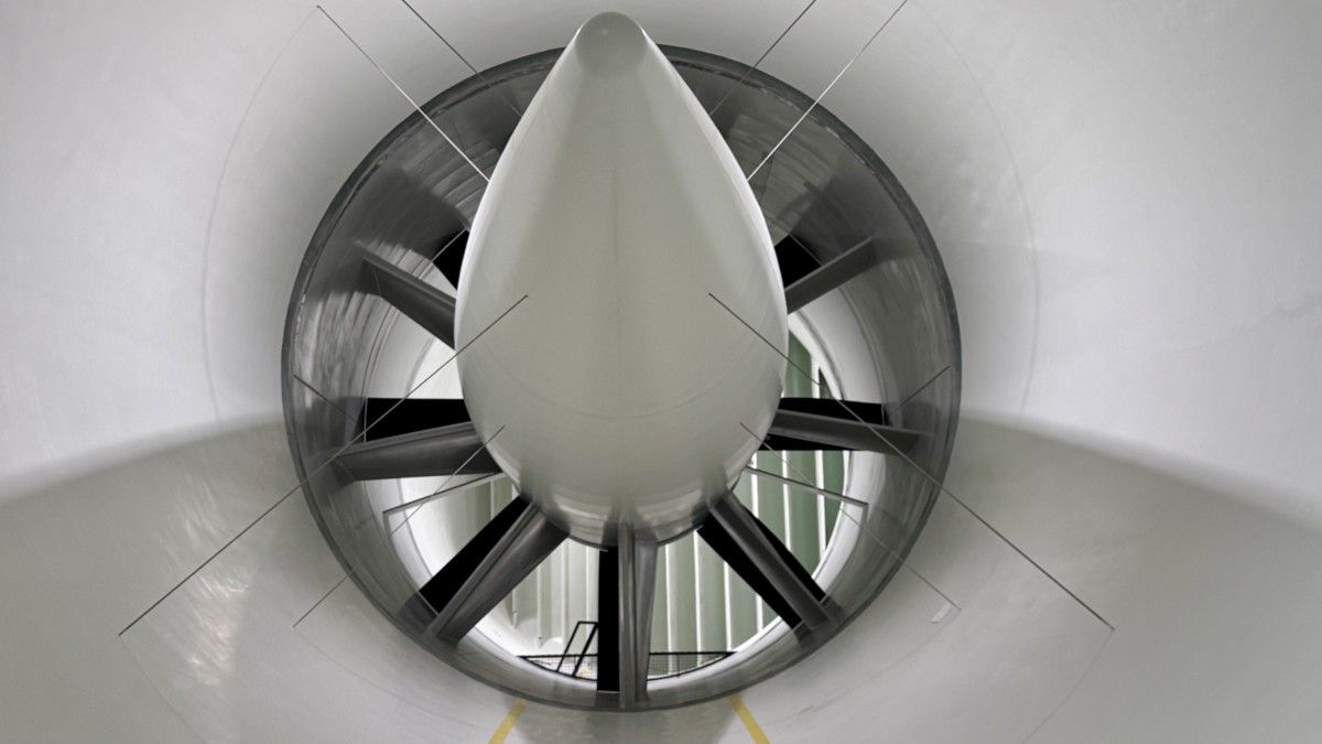 Byliśmy wewnątrz tunelu aerodynamicznego