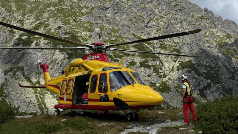 Testy śmigłowca AW139 w Tatrach TOPR