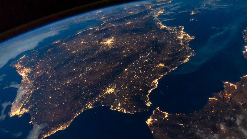 Półwysep Iberyjski, Ziemia z Kosmosu, ESA