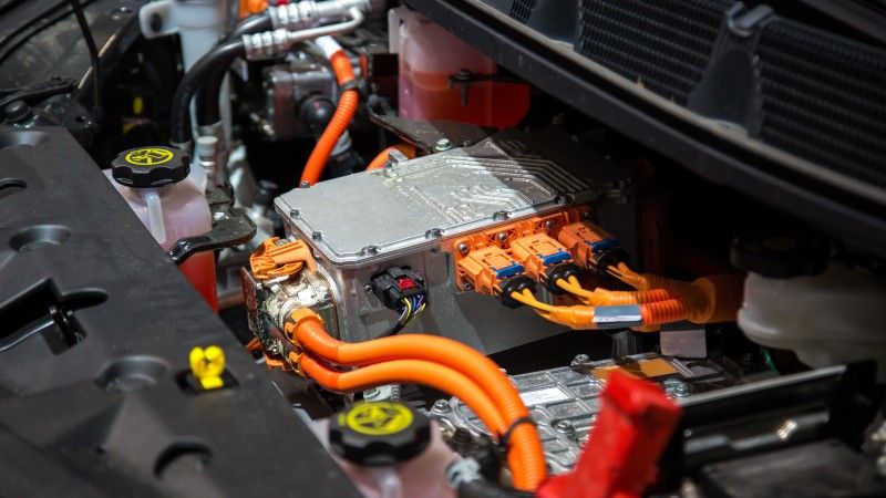 Electric car engine