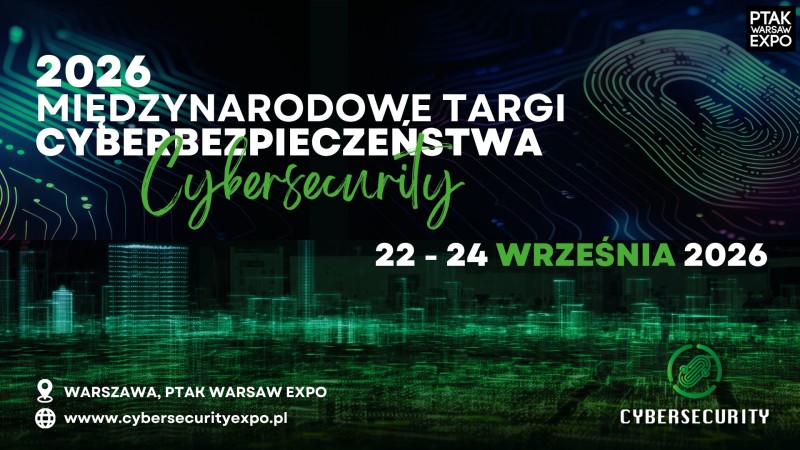 Grafika promocyjna wydarzenia Cyber Security Expo Poland 2026.