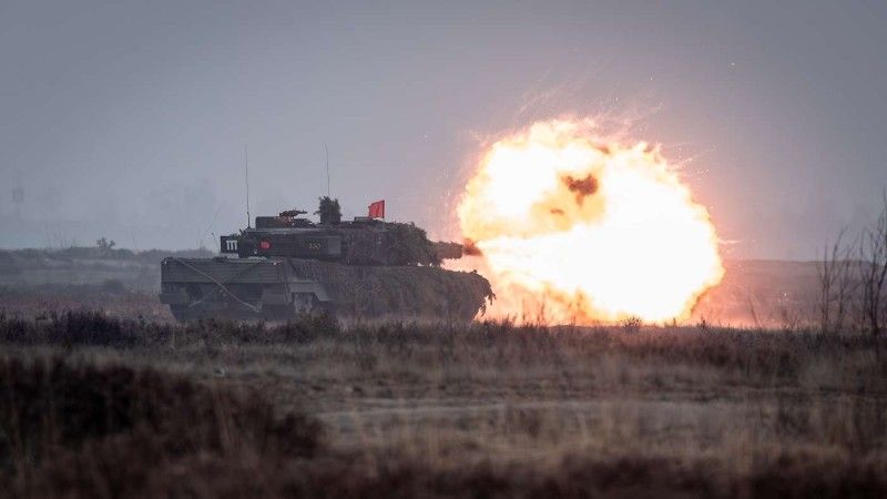 czołg leopard 2 z 93. batalionu szkoleniowego czołgów z Munster, Bundeswehr