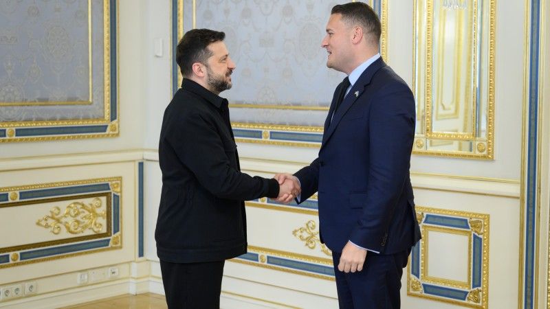Wołodymyr Zełenski Wes Streeting