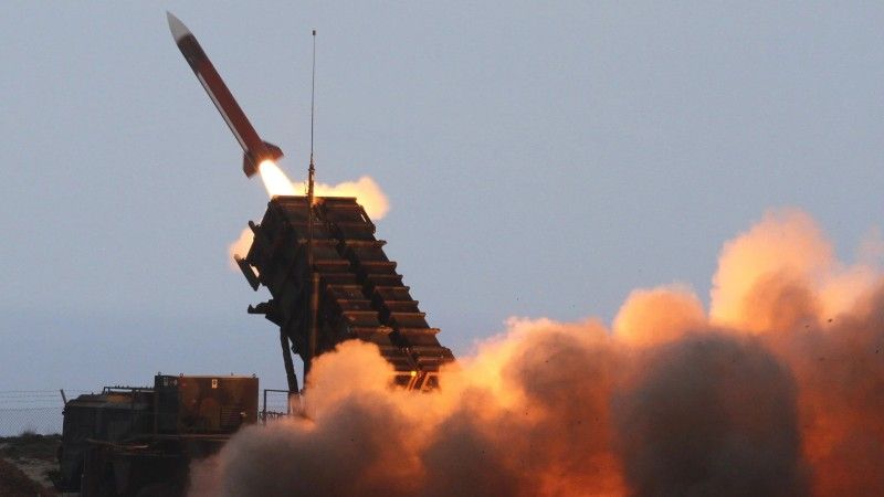 Odpalenie pocisku systemu patriot