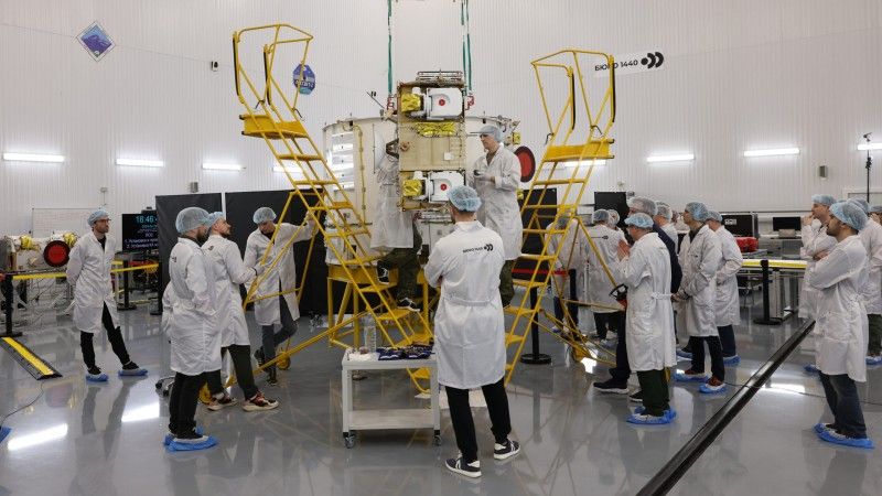 Satelita, Rosja, przygotowywanie do startu