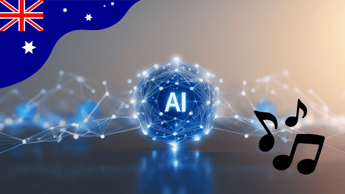 Australia wyrzuca muzykę tworzoną przez AI z list przebojów