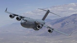 A U.S. Air Force C-17 Globemaster III