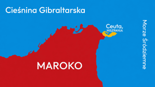 Położenie Ceuty