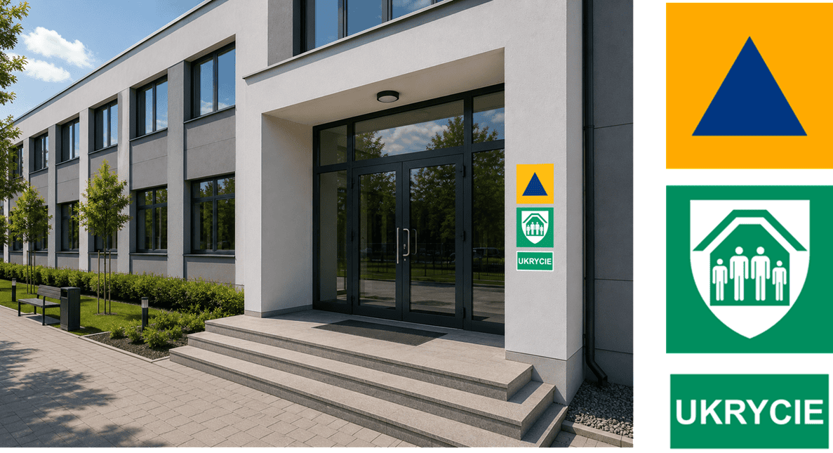 Tak będą oznaczone miejsca schronienia. MSWiA wdraża nowy system