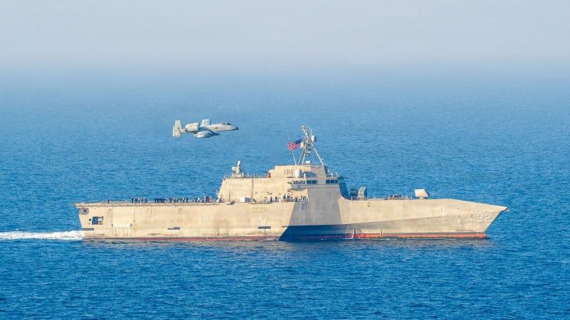 US Navy w Zatoce