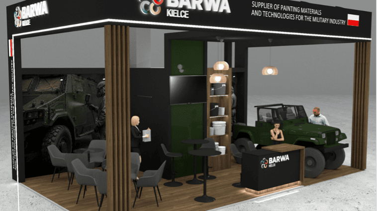 Stoisko firmy barwa Kielce na MSPO 2026
