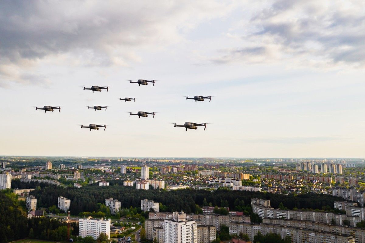 Ukraiński dron uderzył w wieżowiec. Są ranni