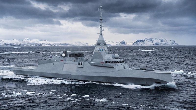 Wizualizacja fregaty wielozadaniowej typu Luleå. Szwedzka Marynarka Wojenna (szw. Svenska marinen) zamówiła cztery takie jednostki we francuskim koncernie stoczniowym Naval Group.