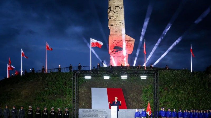 uroczystości na Westerplatte