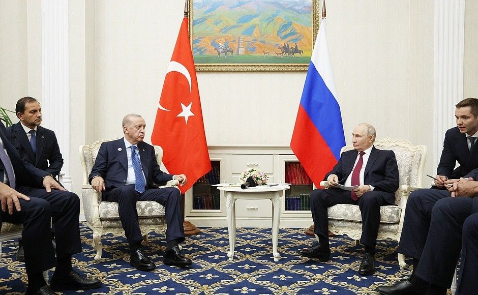 Spotkanie Putin-Erdoğan. W tle rozmowy o gospodarce i Ukrainie