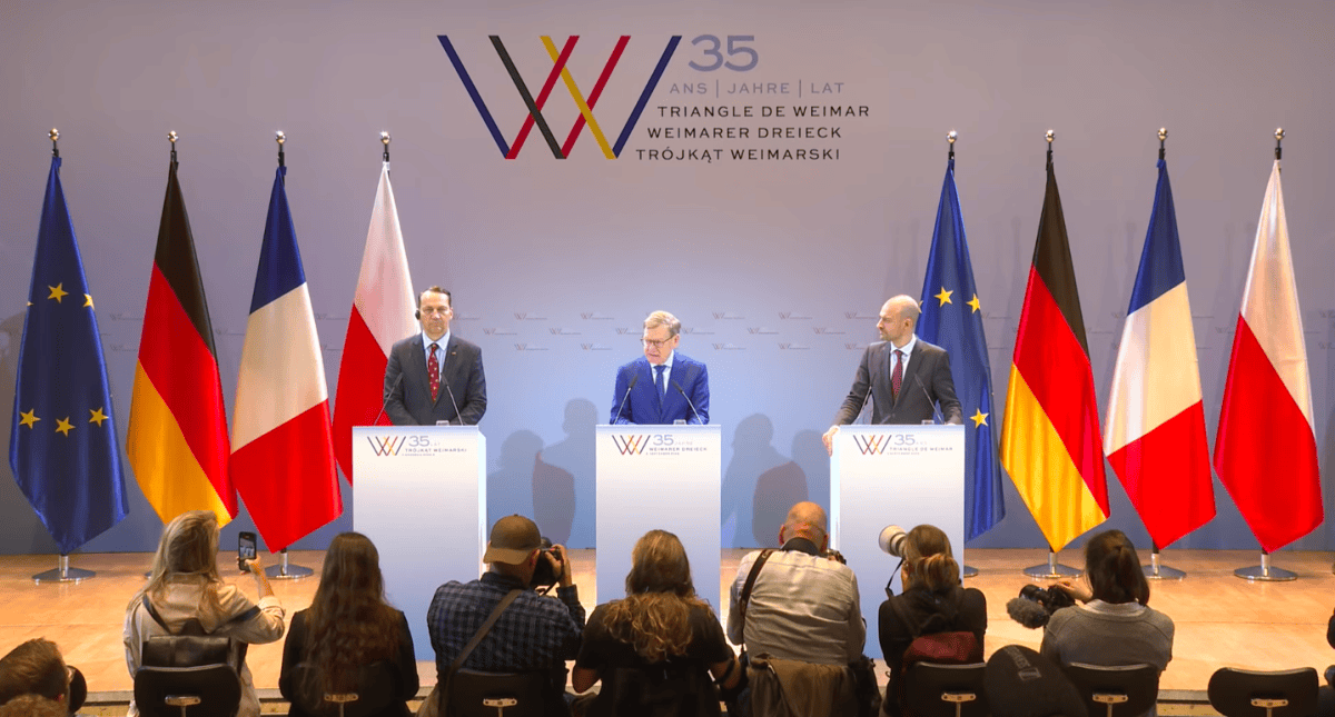Trójkąt Weimarski zapowiada dalszą presję na Rosję