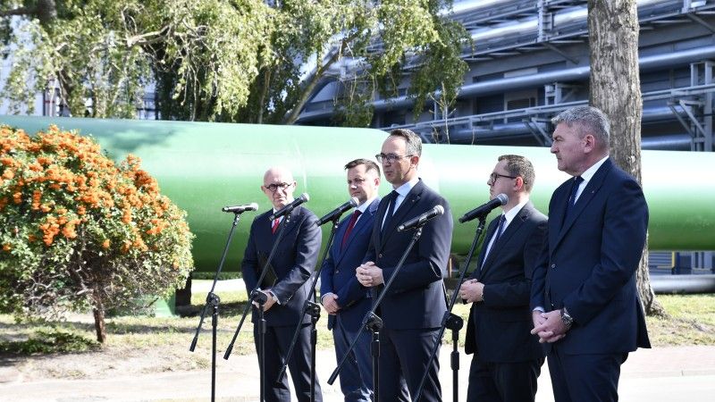 Wizyta ministrów w Elektrociepłowni Siekierki