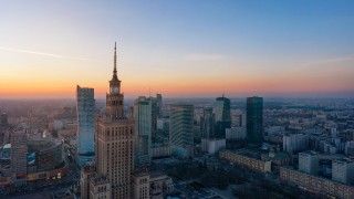Panorama Warszawy z Pałacem Kultury i Nauki - zdjęcie poglądowe