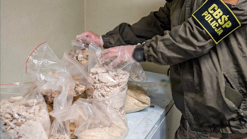 Narkotyki przejęte przez CBŚP