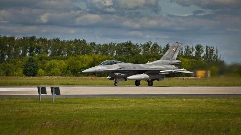 F-16 startuje do zadań w ramach ćwiczenia Dragon-19