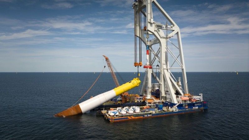 Baltica 2 instalacja monopali