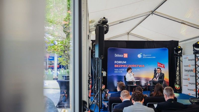 Wywiad z ministrem energii Miłoszem Motyką w czasie Forum Bezpieczeństwa Defence24 na Forum Ekonomicznym w Karpaczu.