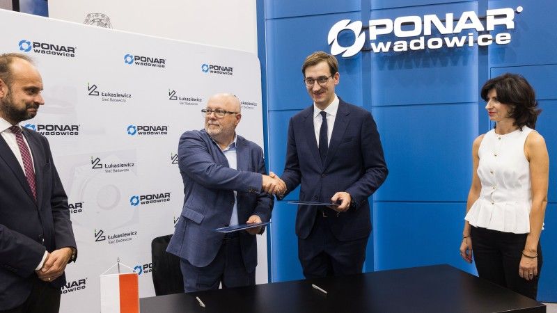 Podpisanie umowy Łukasiewicz - PONAR Wadowice