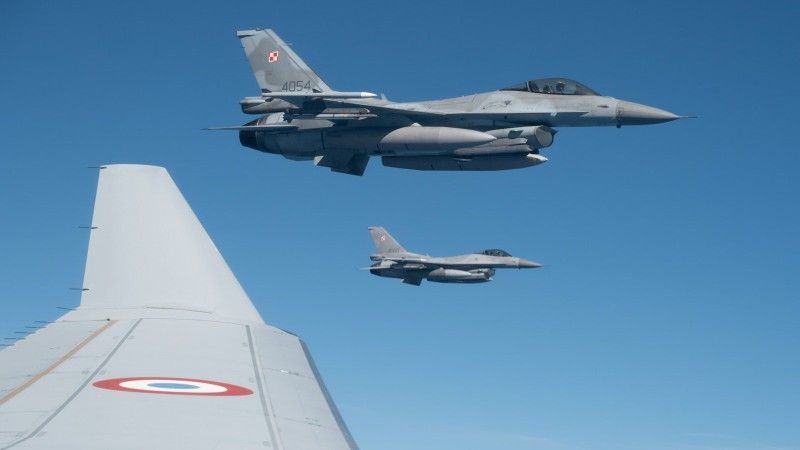 F-16 nad Morzem Czarnym