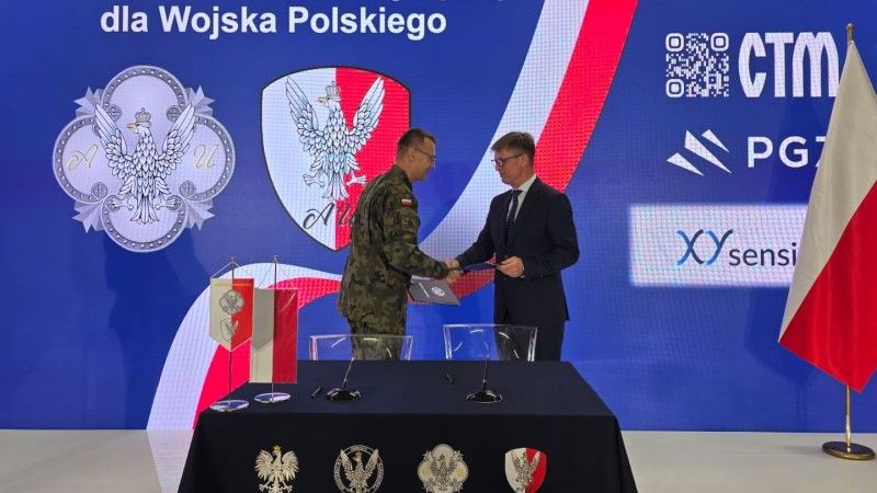 Podpisanie umowy Agencja Uzbrojenia - XY-Sensing