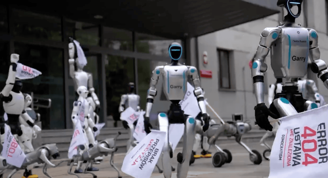 Chińskie roboty protestowały przed ministerstwem. Ich producenci zyskali coś cennego