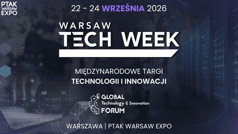 Ptak Warsaw Expo organizuje wydarzenie technologiczne.