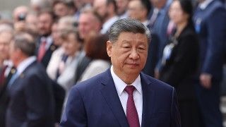 Xi Jinping w trakcie wizyty - zdjęcie poglądowe
