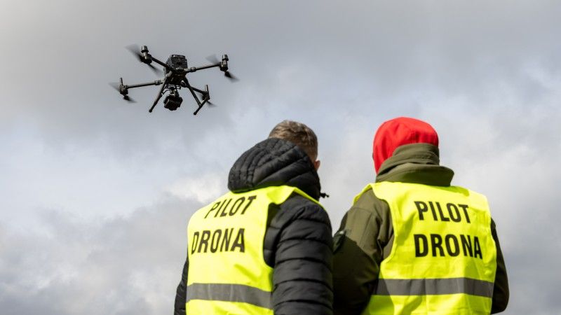 Piloci dronów w Straży Ochrony Kolei