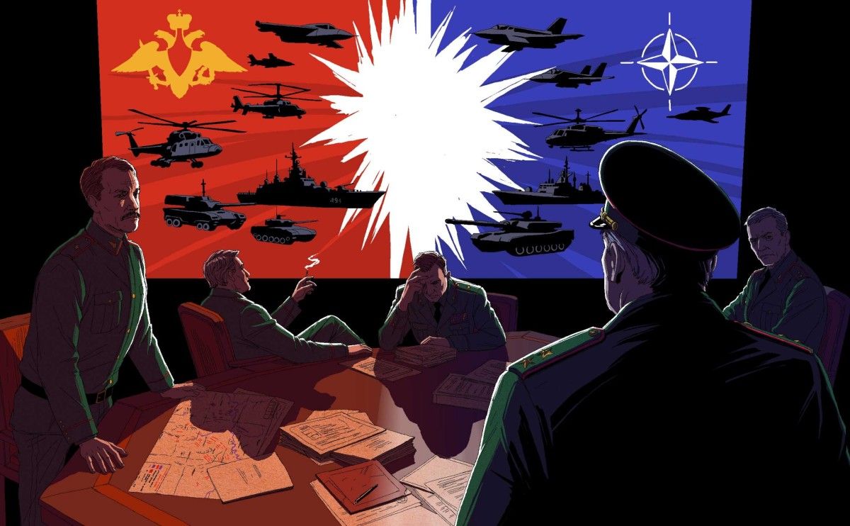 Rosja ćwiczy wojnę z NATO. Polska na mapie rosyjskich generałów Rosyjscy generałowie od lat rozgrywają na mapach i w systemach komputerowych scenariusze konfliktu z NATO. Materiały ujawnione przez Dossier Center pokazują między innymi rosyjskie gry obejmujące region Morza Bałtyckiego i Gotlandię, a zachodnie symulacje wskazują zarazem na znaczenie Polski jako drogi prowadzącej ku państwom bałtyckim.