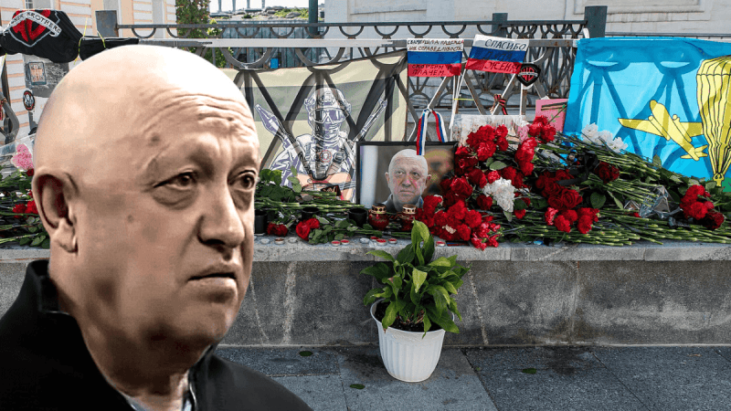 Miejsce ku czci Prigożyna