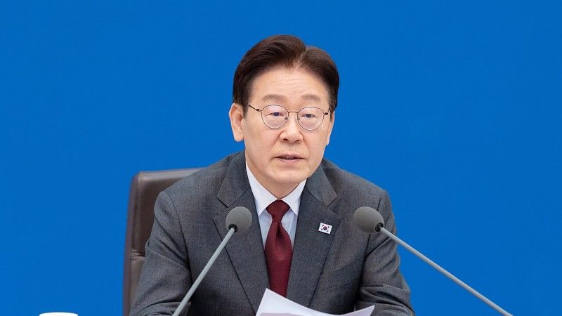 Prezydent Korei Południowej Lee Jae-myung - zdjęcie poglądowe