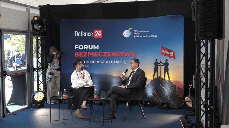 Minister energii Miłosz Motyka na Forum Bezpieczeństwa Defence24.