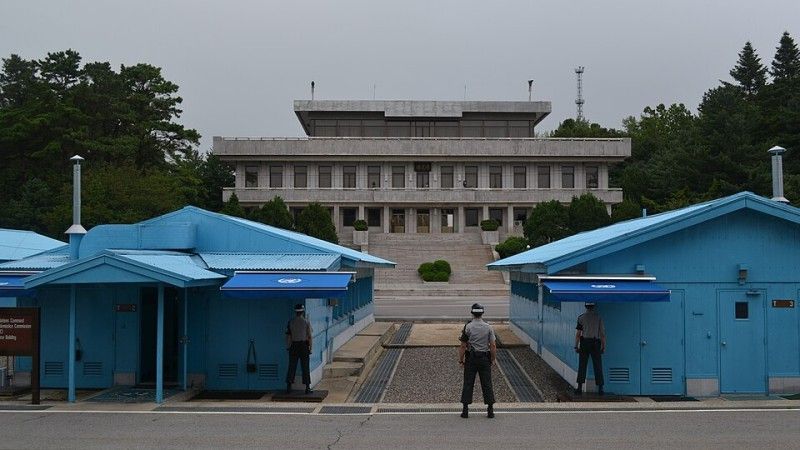 Korean Demilitarized Zone (DMZ) from the South Korean side.