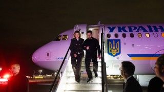Wołodymyr Zełenski i Pierwsza Dama Ukrainy Ołena Zełenska przybyli do Nowego Jorku na 81. sesję Zgromadzenia Ogólnego ONZ.