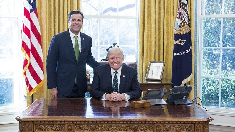 Donald Trump and John Ratcliffe