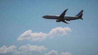 Boeing P-8A Poseidon w locie - zdjęcie poglądowe