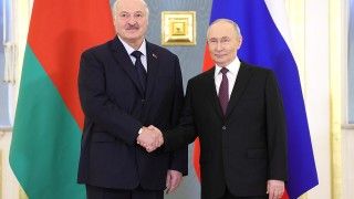 Aleksander Łukaszenka z Władimirem Putinem - zdjęcie poglądowe