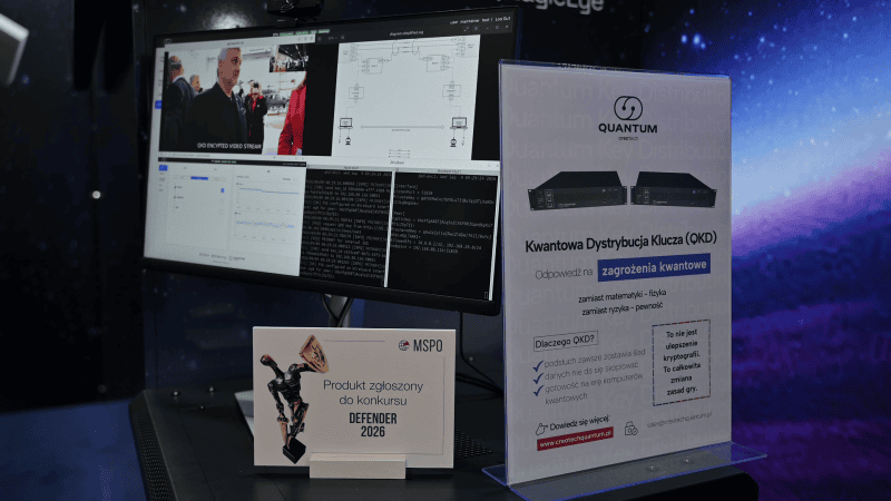 Creotech Quantum S.A., kwantowa dystrybucja klucza, mspo