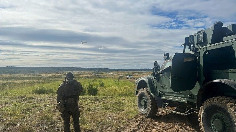 Aerostat Polskiej Akademii Nauk BASIA został przetestowany podczas ćwiczenia „Dzielny Bóbr 2026”