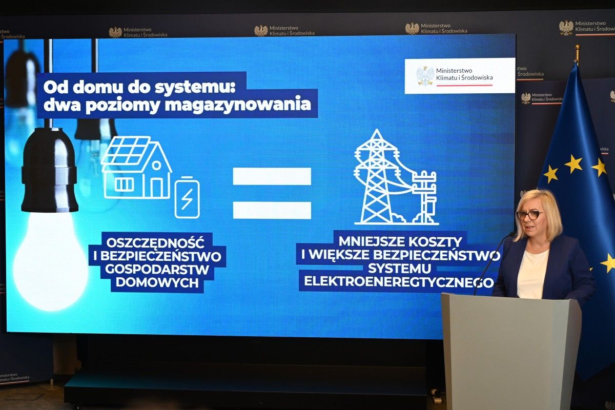 Resort klimatu: 1 mld zł na magazyny energii. Rusza nabór