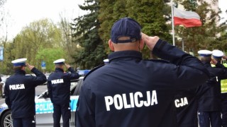 Funkcjonariusze oddali hołd zmarłemu policjantowi